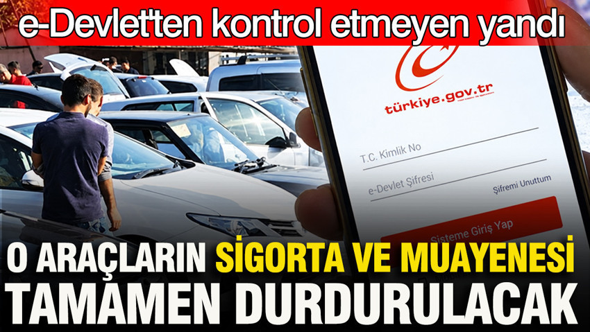 e-Devlet'ten kontrol etmeyen araç sahiplerine uyarı: İcralık borç muayeneyi durduruyor
