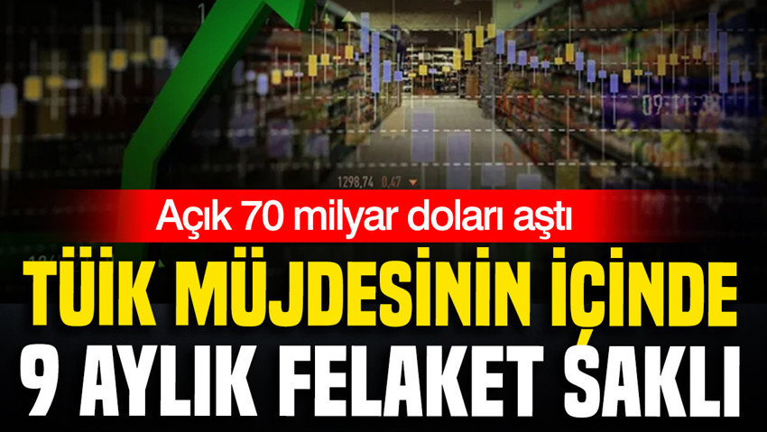 TÜİK açıkladı: Dış ticaret açığı 9 ayda yüzde 5,7 arttı