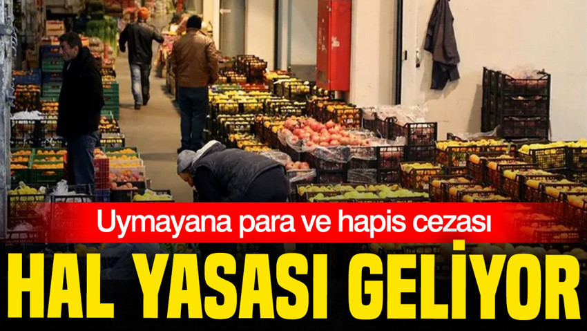 9 maddelik Hal Yasası Meclis'e geliyor: Kurallara uymayana hapis ve para cezası öngörülüyor