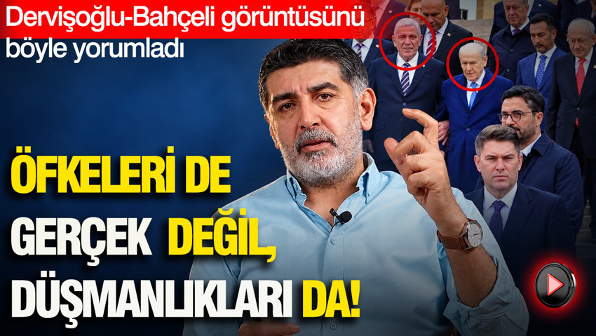 Bahçeli ile Dervişoğlu Anıtkabir’de kol kola indi, Levent Gültekin'den yorum: “Öfkeleri de gerçek değil”