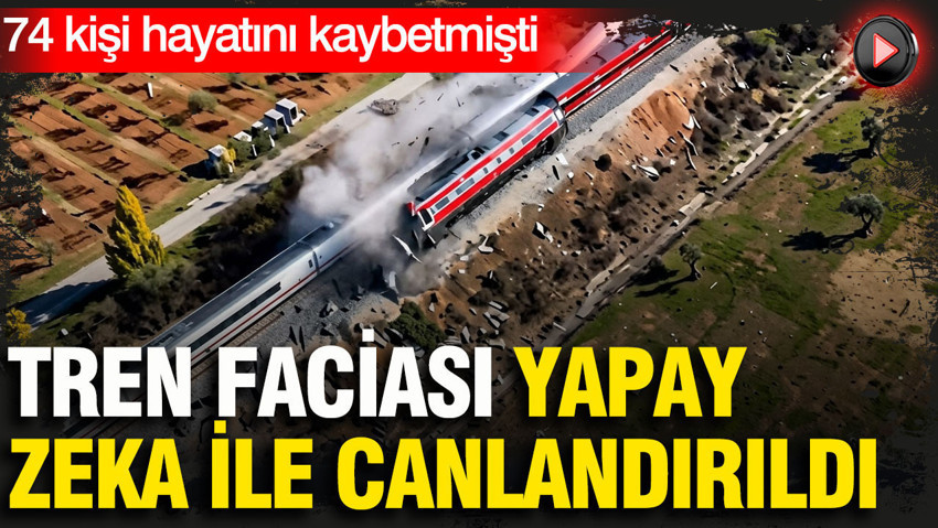 İspanya'daki 74 kişinin öldüğü tren kazası yapay zeka ile canlandırıldı