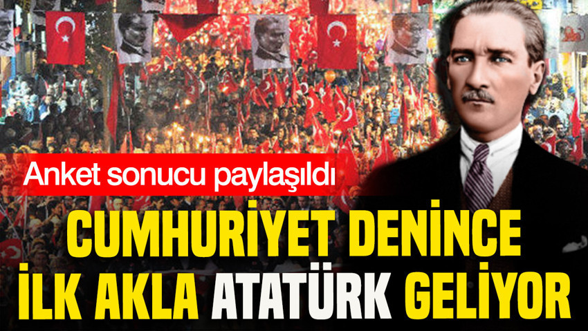 Konda Araştırma anketi: Cumhuriyet denince ilk akla Atatürk geliyor