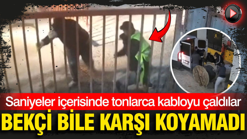 Bakırköy’deki Olimpik Havuz inşaatından kablo çalan 13 kişi yakalandı