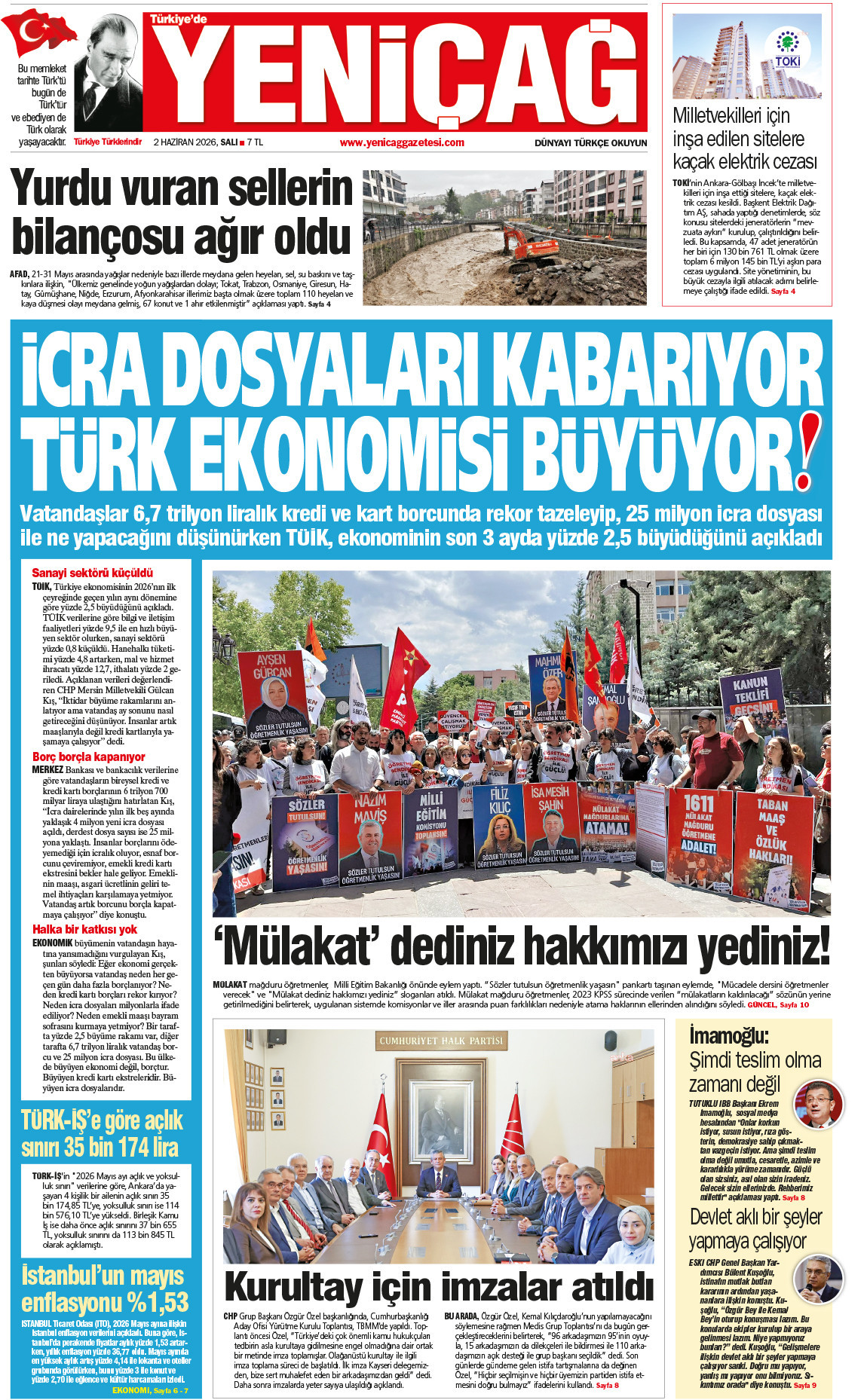 2 Haziran 2026 Salı