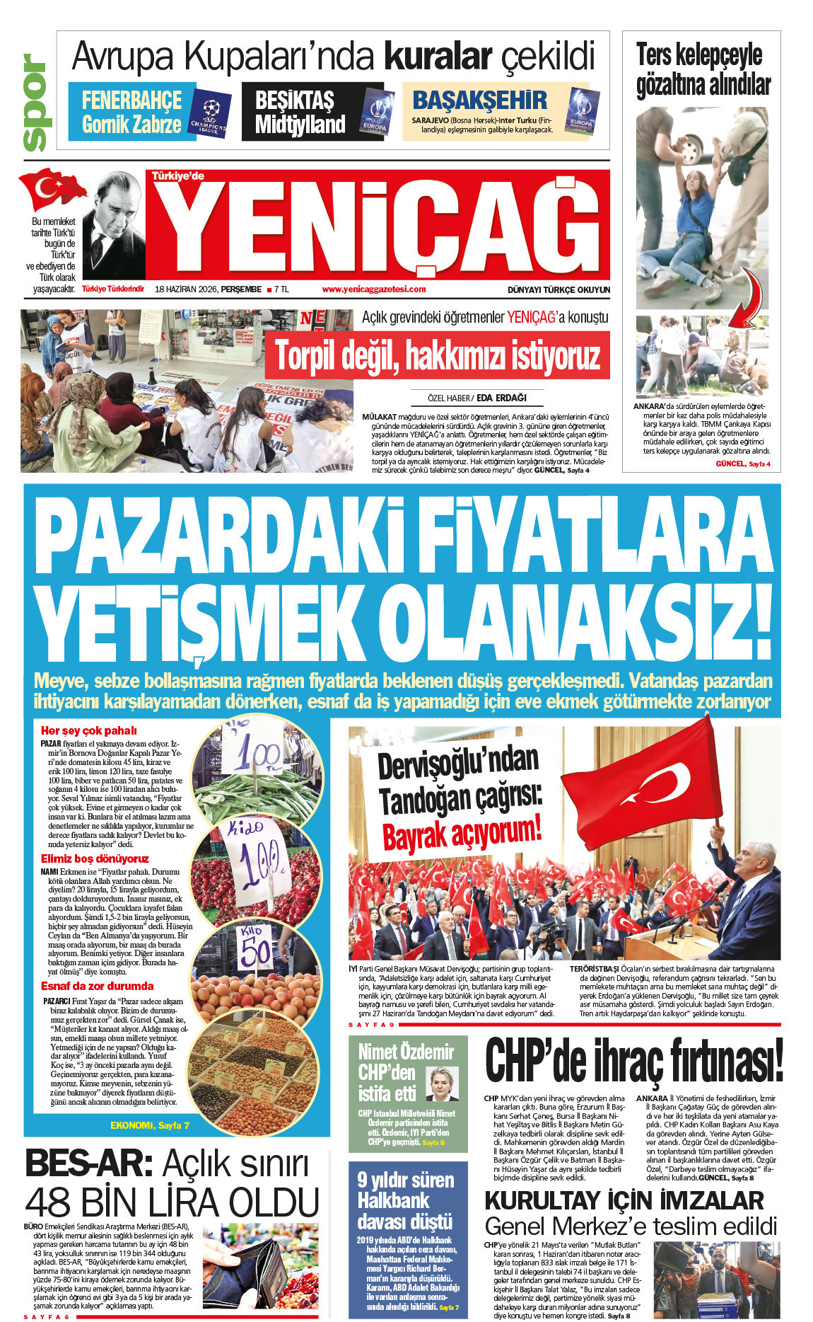 18 Haziran 2026 Perşembe