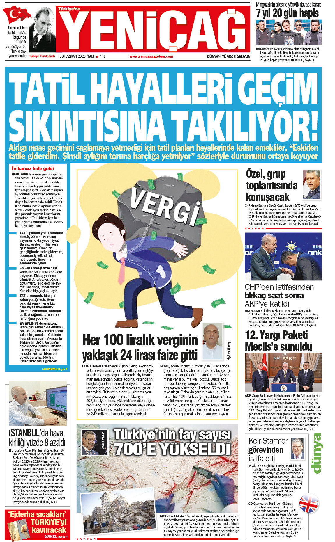 23 Haziran 2026 Salı