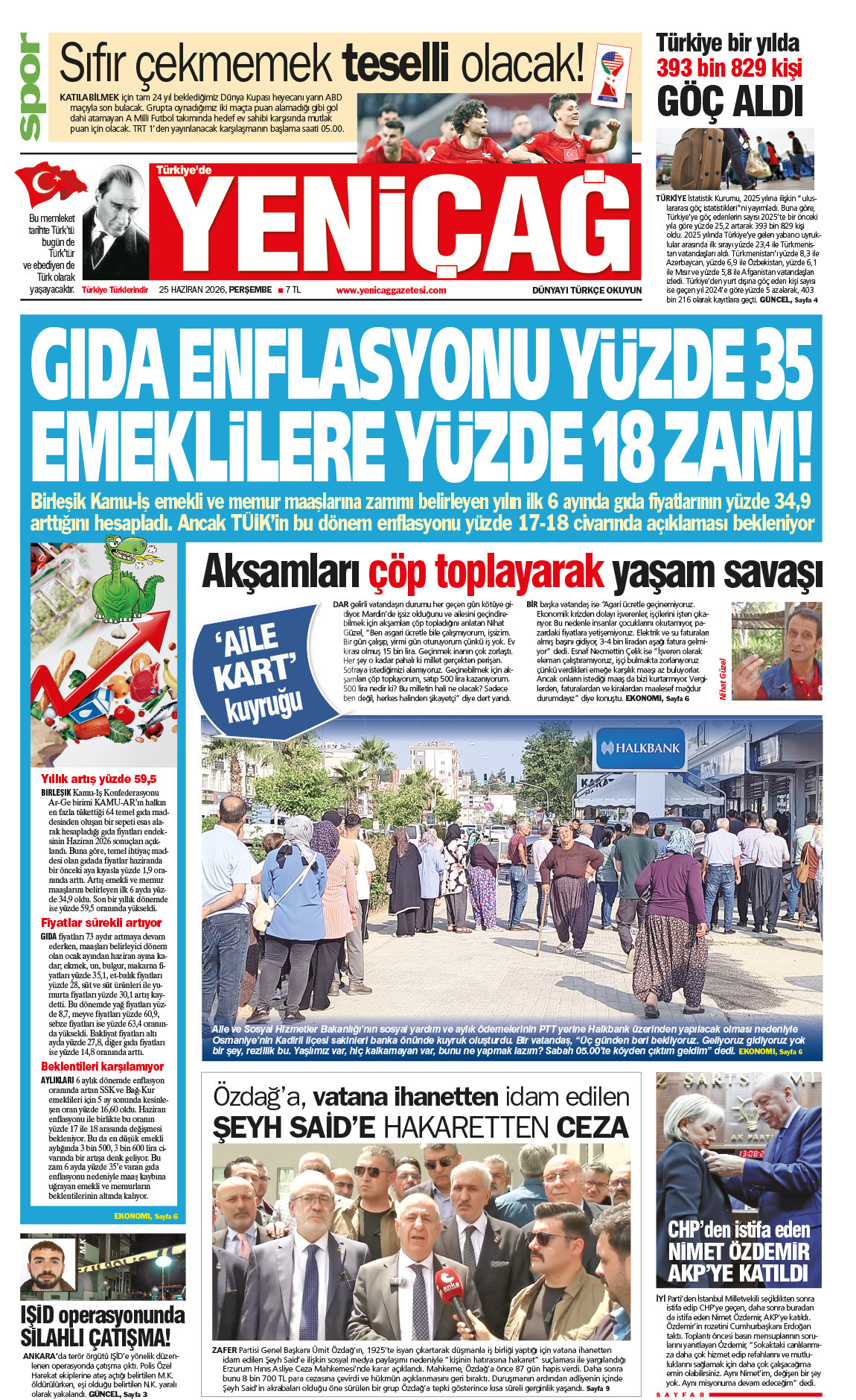 25 Haziran 2026 Perşembe