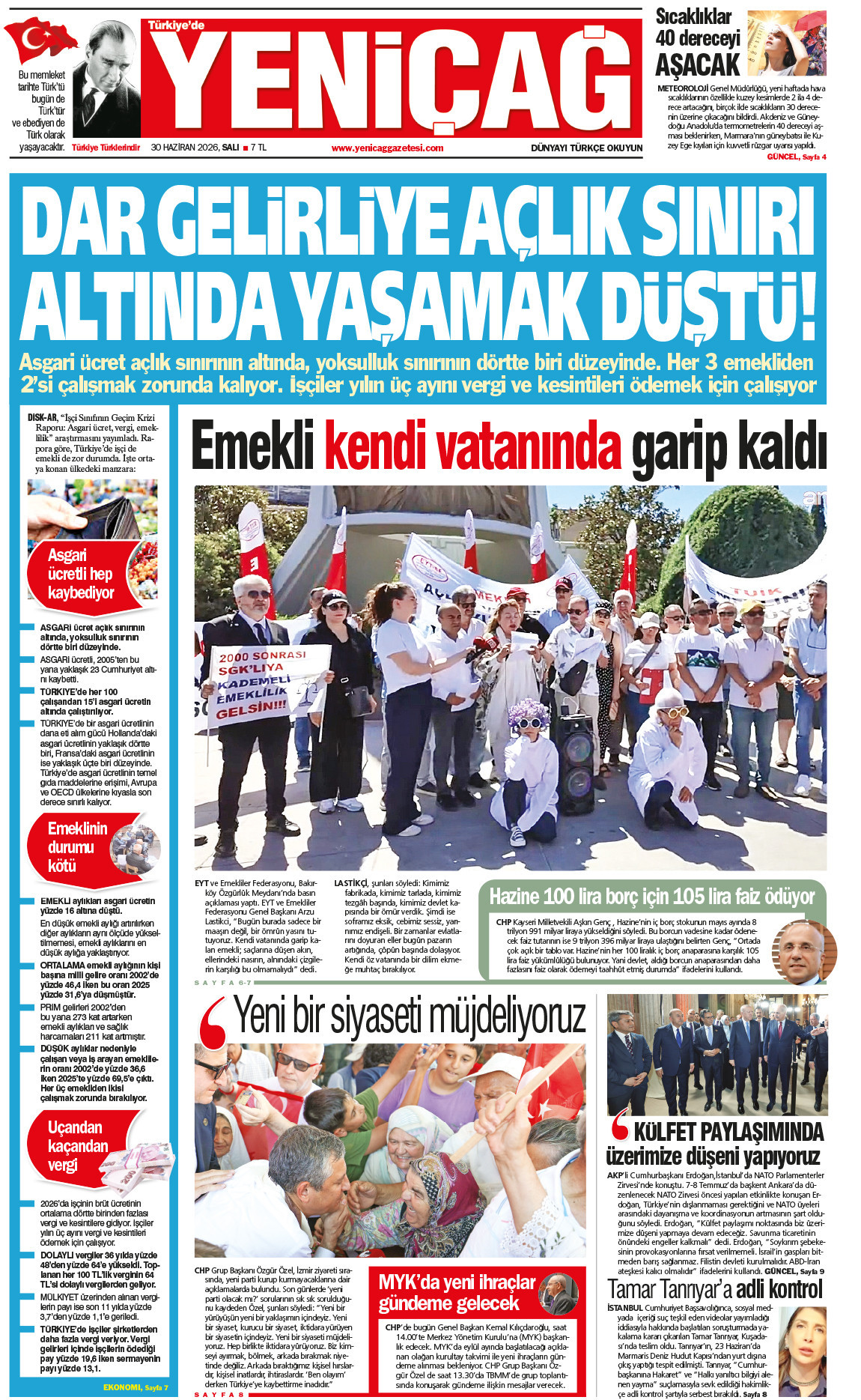 30 Haziran 2026 Salı