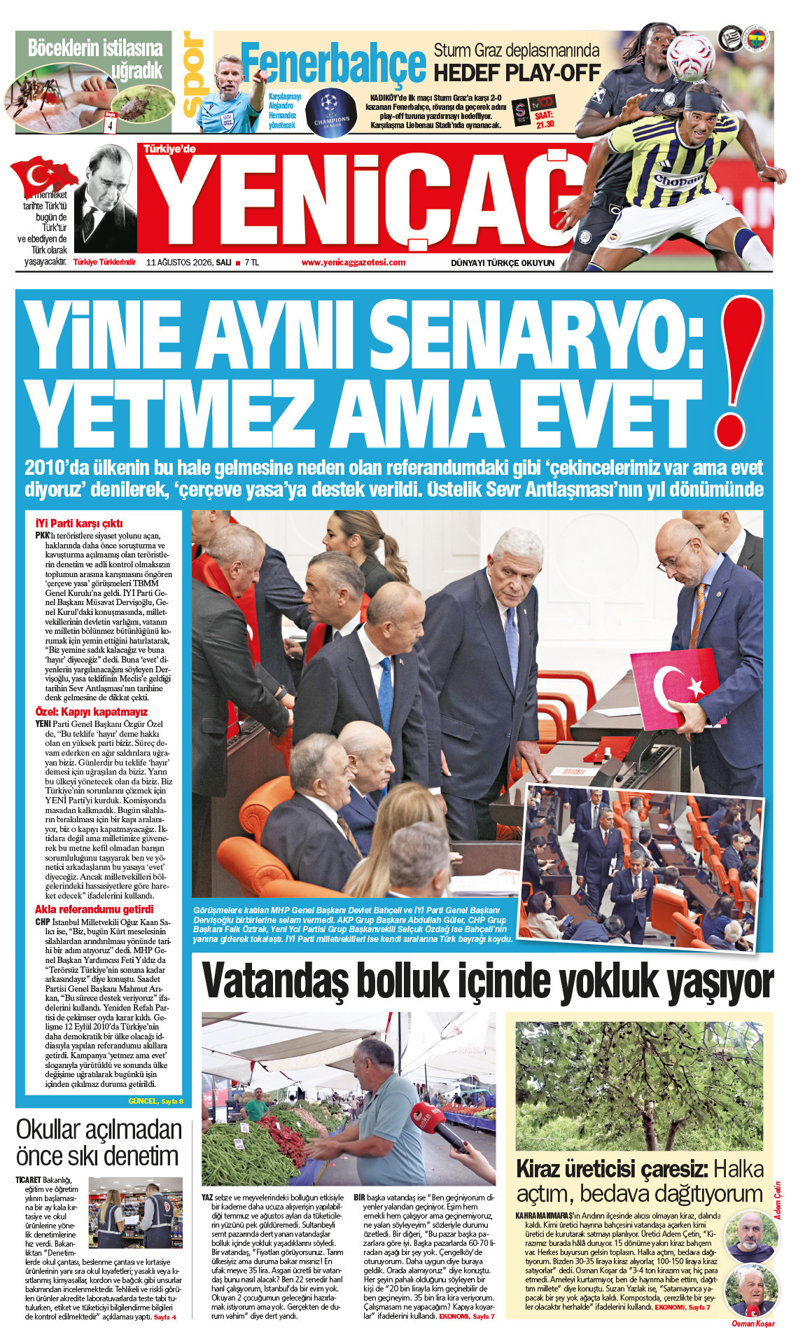 11 Ağustos 2026 Salı