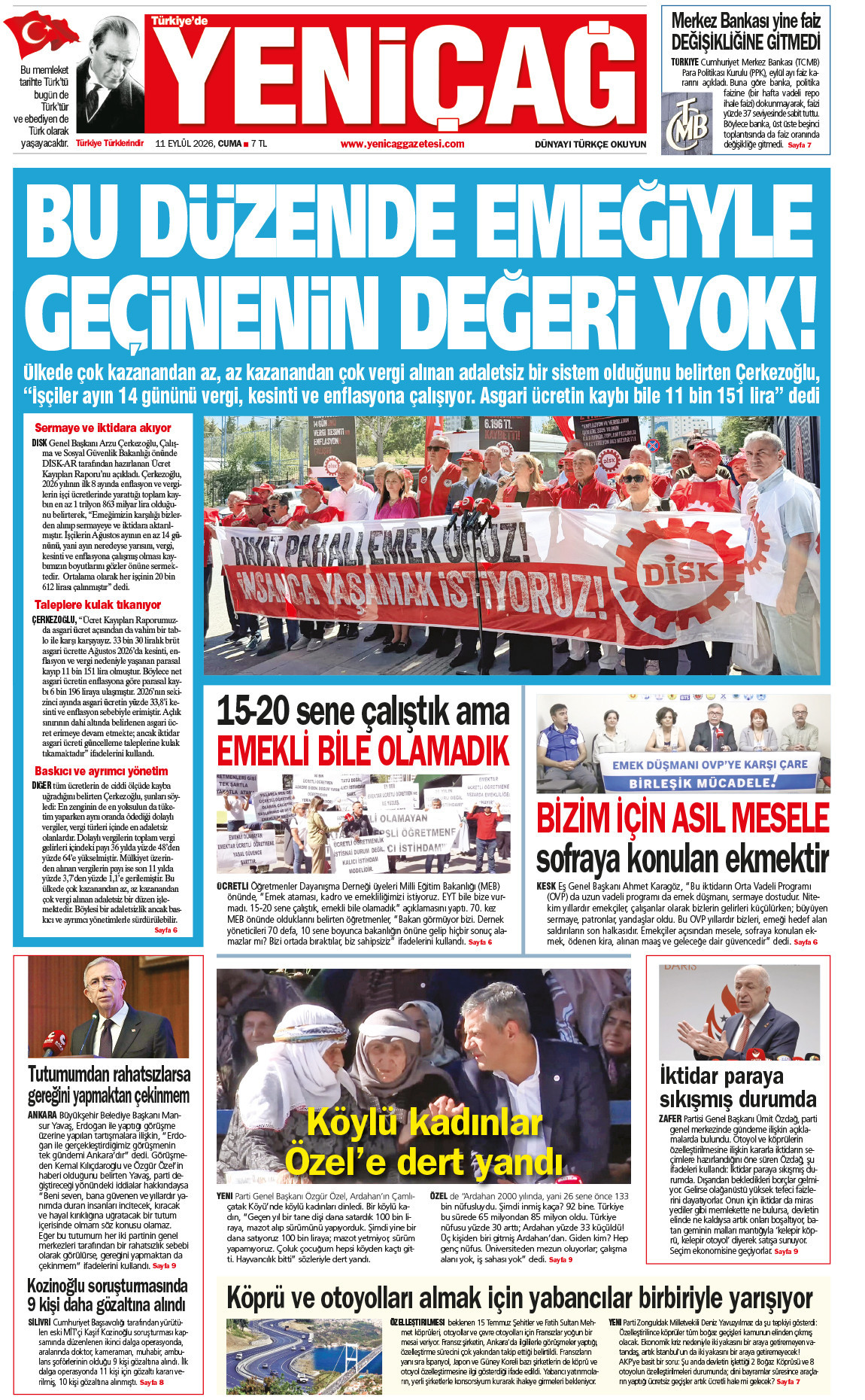 11 Eylül 2026 Cuma