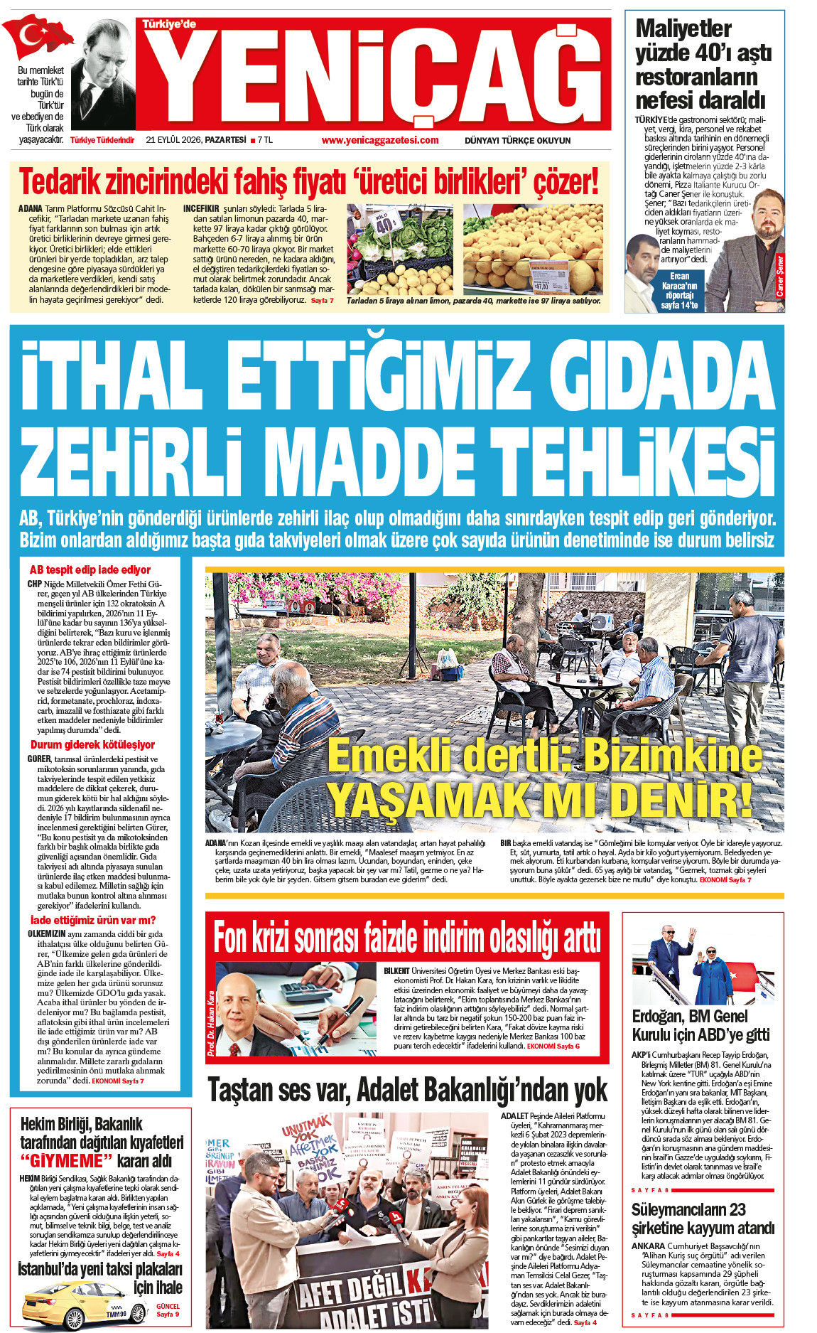 21 Eylül 2026 Pazartesi
