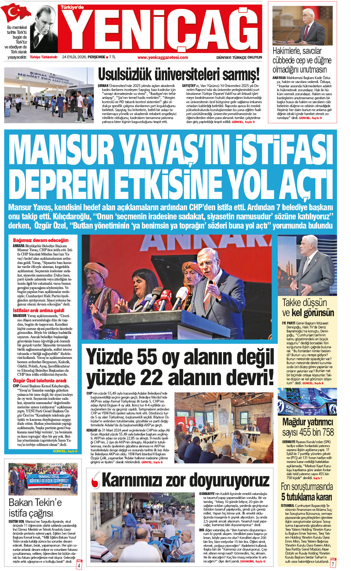 24 Eylül 2026 Perşembe