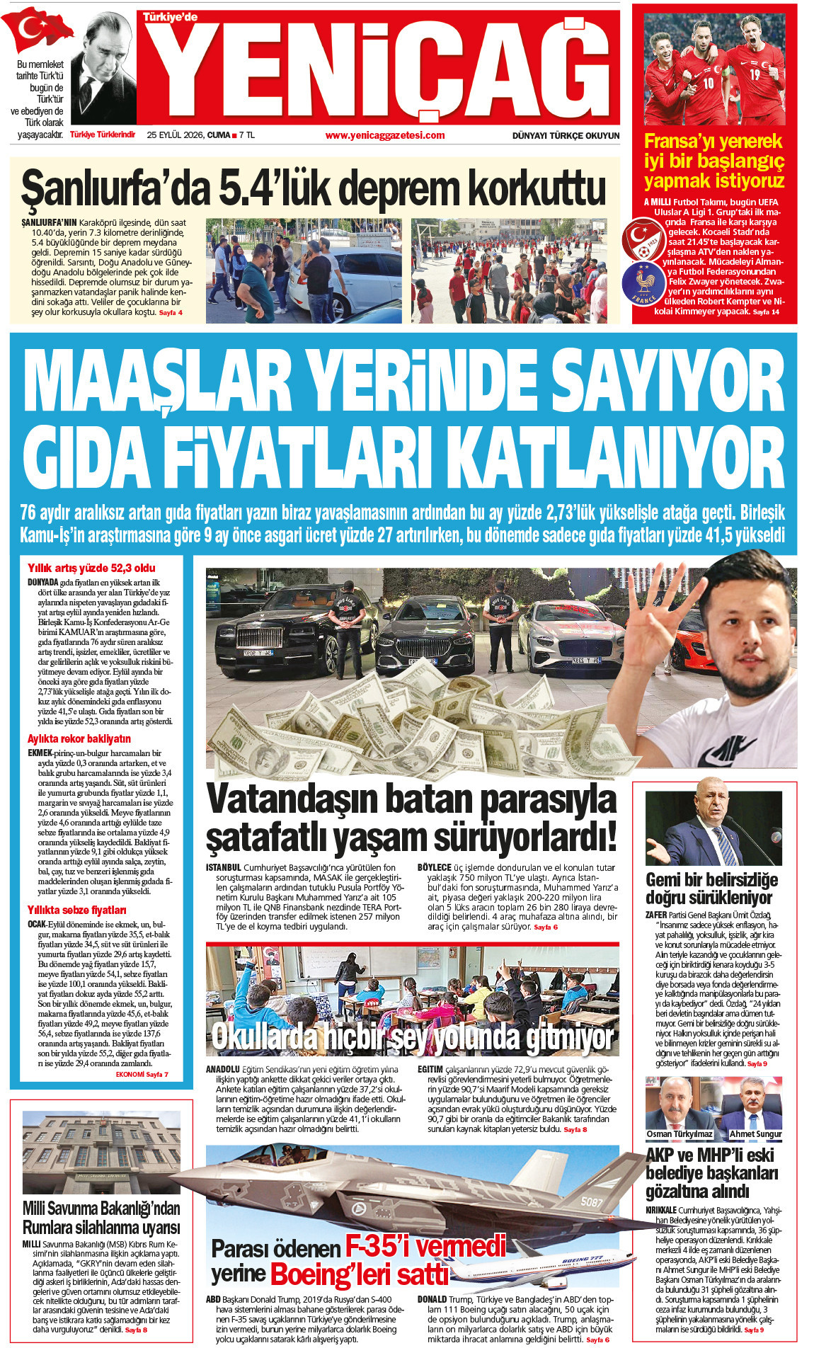 25 Eylül 2026 Cuma