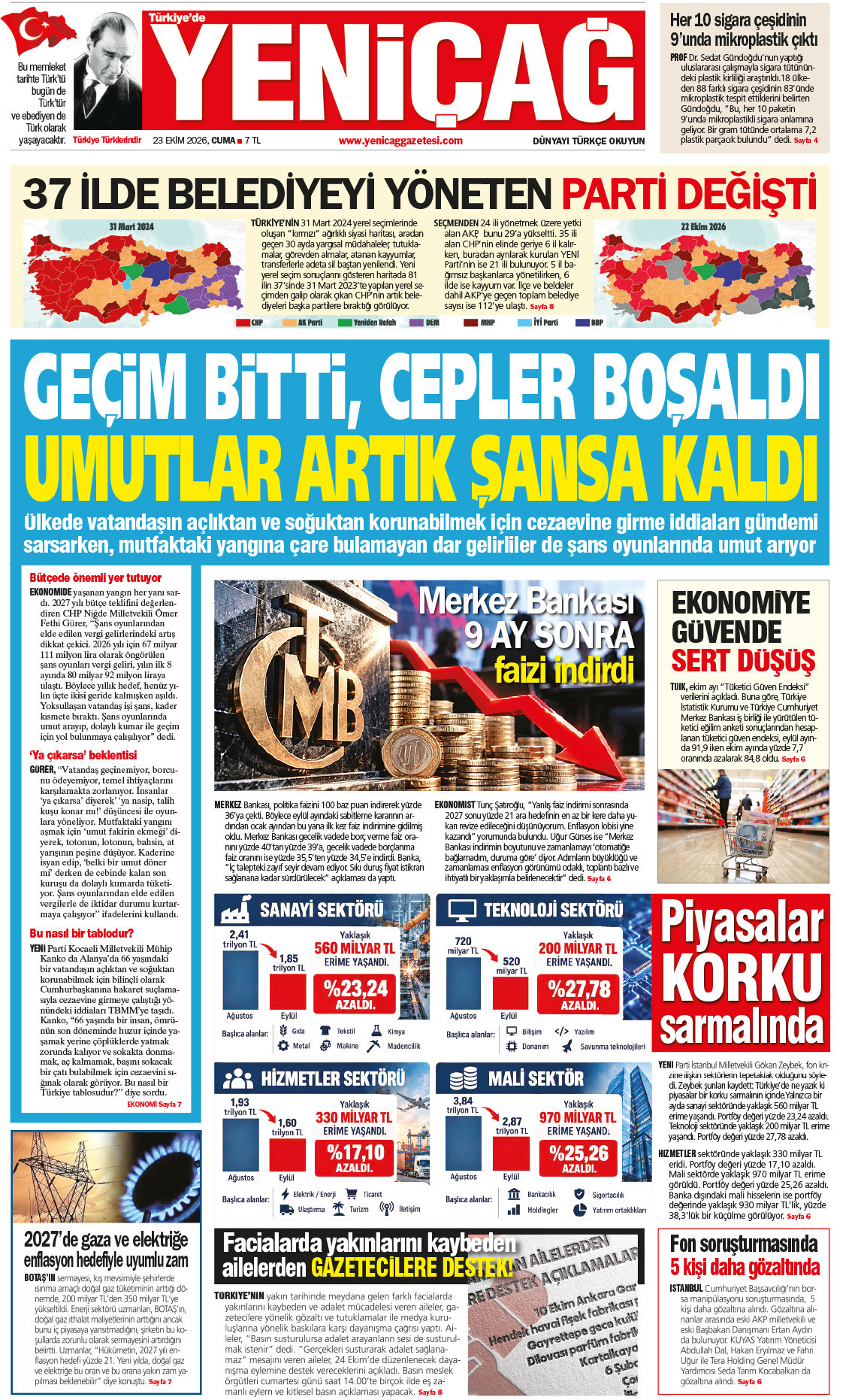 23 Ekim 2026 Cuma