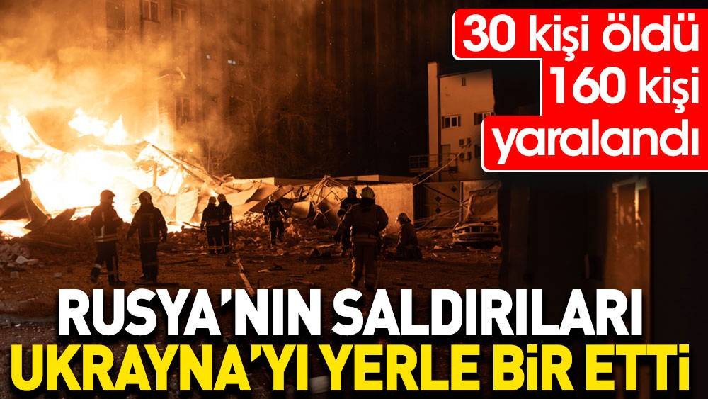 Rusya’nın saldırıları Ukrayna’yı yerle bir etti. 30 kişi öldü 160 kişi yaralandı - Resim: 1