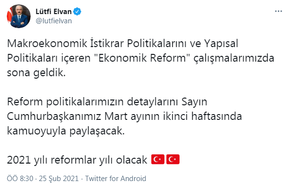Lütfi Elvan’dan ekonomik reform açıklaması - Resim : 1