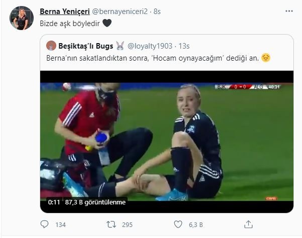 Beşiktaşlı kadın futbolcunun başına geldi. Saha kenarına bakarken dudaklarını okudular - Resim : 1