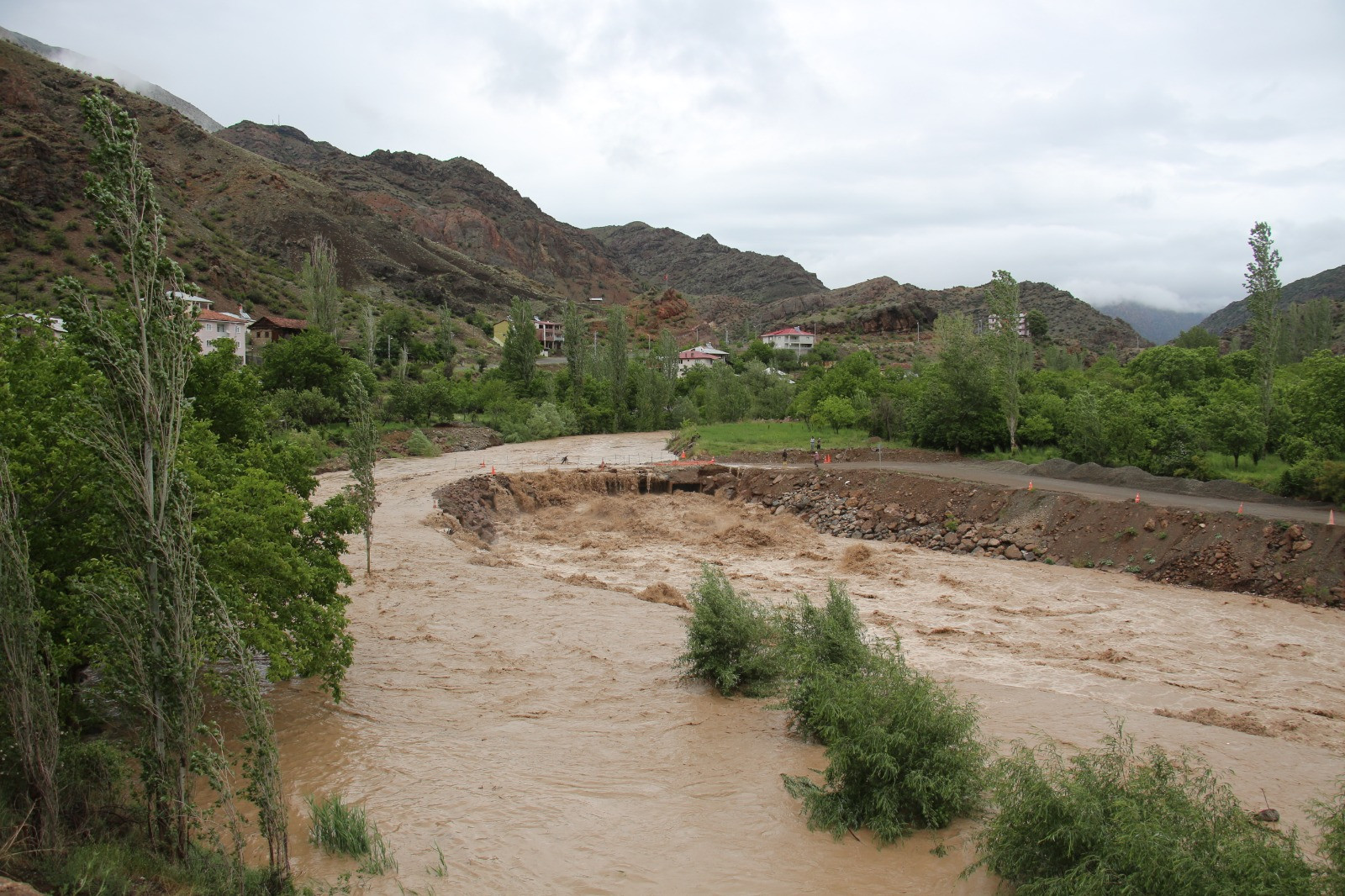 Çoruh Nehri'nin can damarı Oltu Çayı kurudu - Resim : 7
