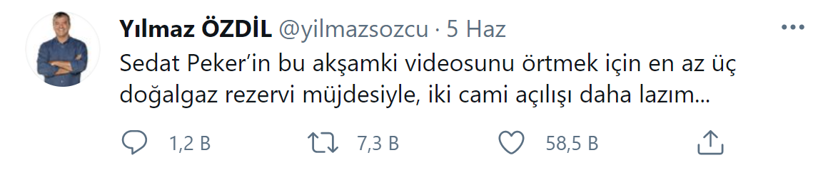 Yılmaz Özdil'den, Sedat Peker'in iddialarına ilişkin çarpıcı yorum - Resim : 1