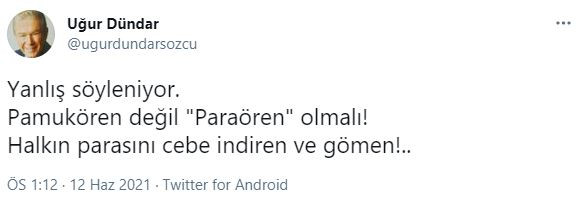 Sedat Peker’den sonra Uğur Dündar da Demirören açıklaması yaptı - Resim : 1