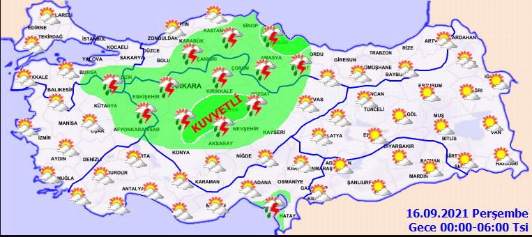 Meteoroloji uyardı. Çok sayıda il alarma geçti. Kuvvetli geliyor - Resim : 4