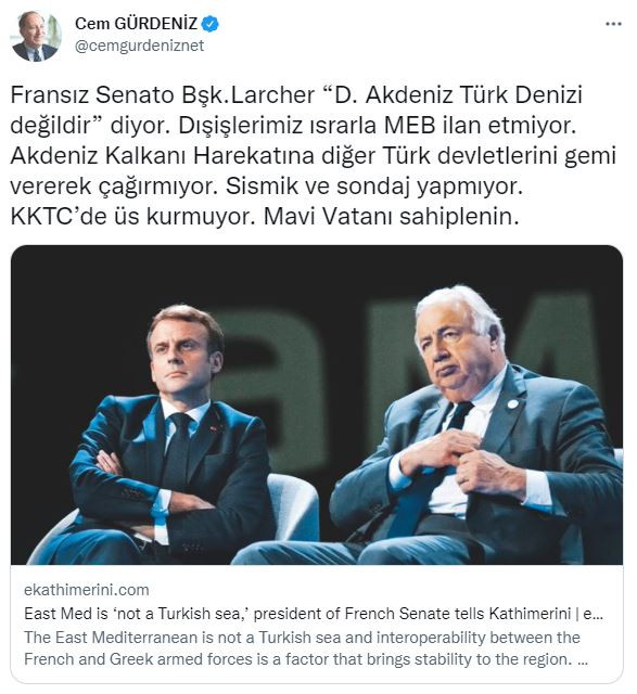 Cem Gürdeniz mangalda kül bırakmayan AKP’nin Akdeniz’de atmadığı adımı açıkladı - Resim : 1