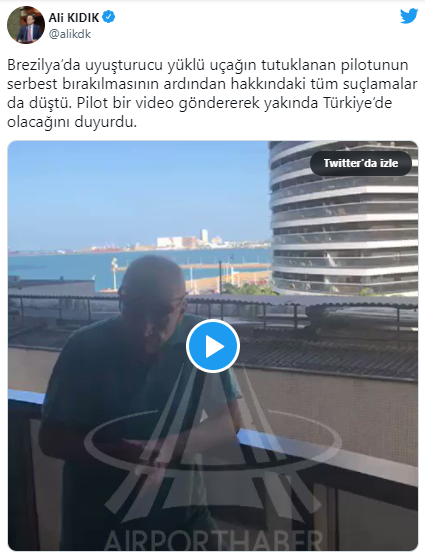 Brezilya'da yakalanan kokain dolu uçağın pilotu hakkkında yeni gelişme - Resim : 1