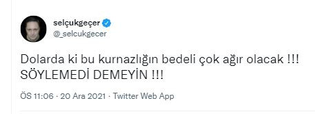 Ünlü ekonomist Selçuk Geçer’den iktidarın doları düşürme formülü için flaş uyarı - Resim : 1