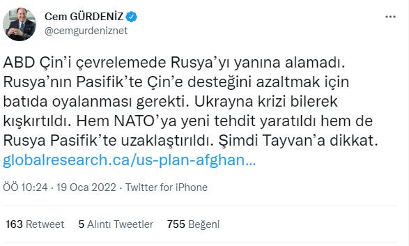 Emekli amiral Cem Gürdeniz ABD'nin Rusya planını açıkladı - Resim : 1