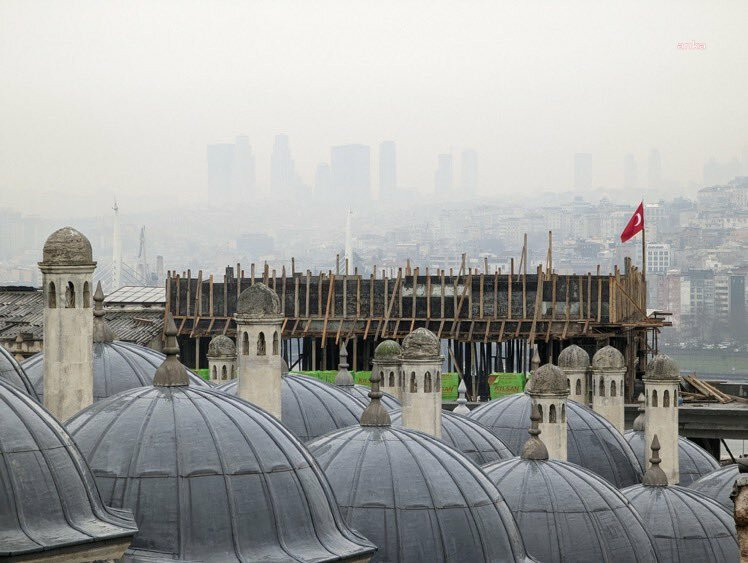İBB genel sekreter yardımcısı Polat ‘Süleymaniye camii silüeti gibi bir hazineye bu yapılan zulümdür. Yapmayın’ - Resim : 1