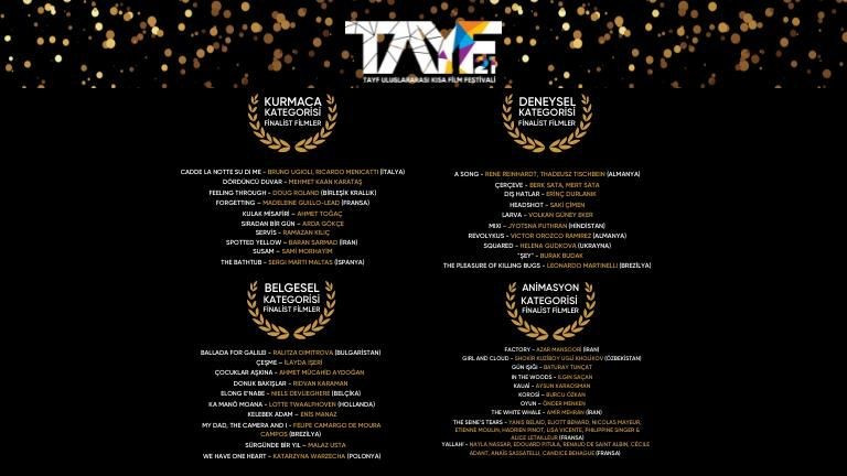 TAYF Uluslararası Kısa Film Festivali başlıyor - Resim : 1