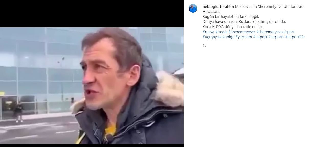 Havalimanı hayalet şehre döndü. İşte Moskova'dan gelen son görüntüler - Resim : 1