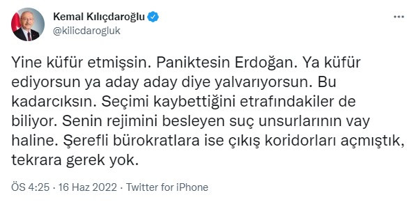Kılıçdaroğlu'ndan Erdoğan'a çürük yanıtı. Kılıçdaroğlu'na çürük 6'lı masaya sirk çadırı demişti - Resim : 2