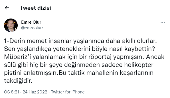 Sedat Peker danışmanın üzerinden 16 şok tweet attı. Mehmet Ağar’a cinayet ve suikast suçlamaları. Pokemon Mehmet dediği Mehmet Barlas’a da büyük suçlamalar yaptı - Resim : 1