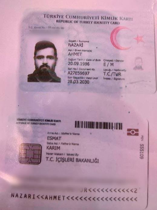 Sedat Peker, Ahmed Nazari'nin nüfus cüzdanını da paylaştı - Resim : 2
