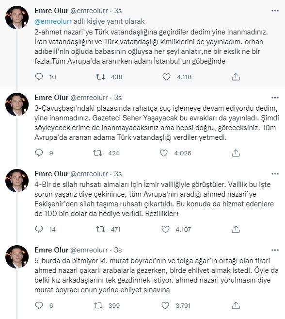 Sedat Peker bugün de arka arkaya tweetler atıp bir cinayeti anlattı. Her şeyi açığa çıkaracak yerin adresini verdi - Resim : 2