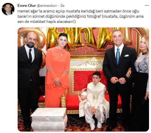 Sedat Peker: Beni Tolga Ağar'la tanıştıran Mustafa Karlıdağ, Adıbelli cinayeti için mafyayla görüşmeler yaptı - Resim : 1