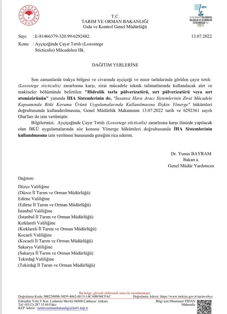Tarım yazarı Ali Ekber Yıldırım duyurdu. Ayçiçeği ve mısırda tırtıl alarmı - Resim : 2