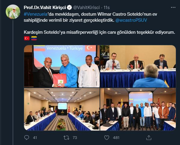 Tarım Bakanı Vahit Kirişci Venezuela’ya toprak bakmaya gitti - Resim : 2