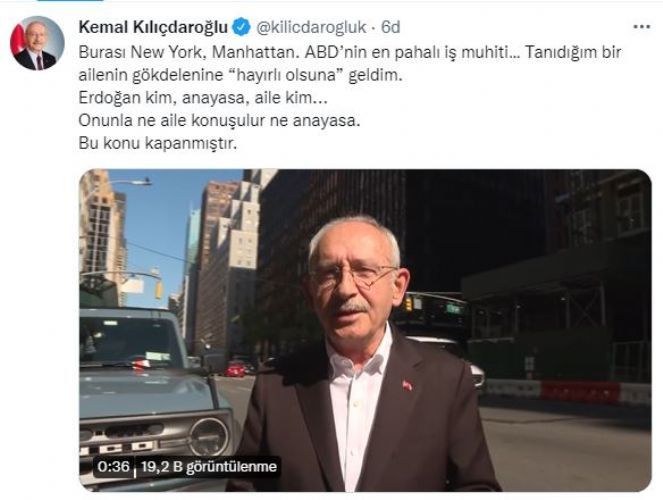 Kılı&ccedil;daroğlu Erdoğan&rsquo;ın baş&ouml;rt&uuml;s&uuml; i&ccedil;in anayasa değişikliği &ouml;nerisine ABD&rsquo;den yanıt verdi. Bu konu kapanmıştır - Resim : 1