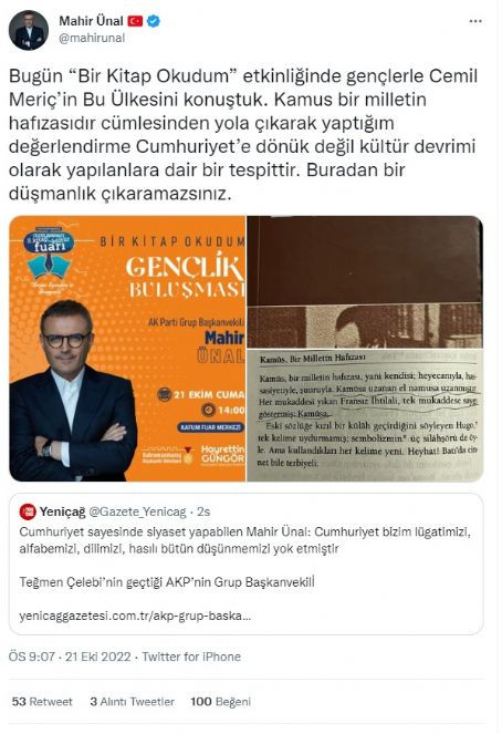 &Ouml;mer &Ccedil;elik'ten Mahir &Uuml;nal'ı yerin dibine sokacak a&ccedil;ıklama. Atat&uuml;rk'&uuml;n s&ouml;zleriyle cevap verdi - Resim : 4