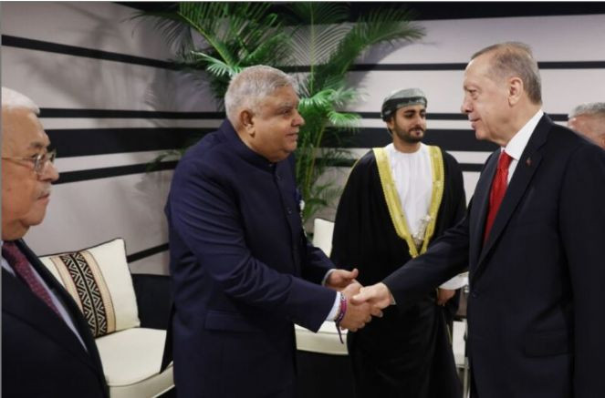 Erdoğan ''darbeci'' dediği Sisi ile g&uuml;lerek el sıkıştı - Resim : 5