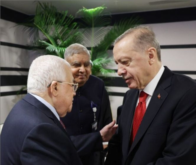 Erdoğan ''darbeci'' dediği Sisi ile g&uuml;lerek el sıkıştı - Resim : 7