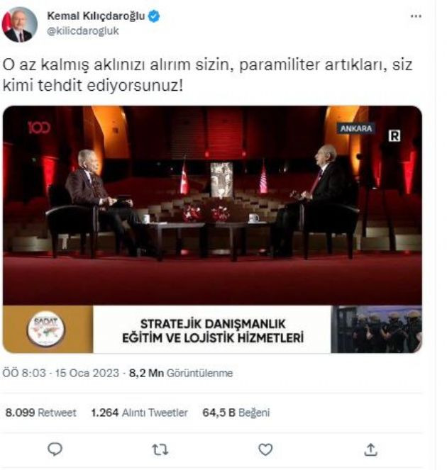 Kılıçdaroğlu'ndan SADAT’a: Aklınızı alırım - Resim : 1