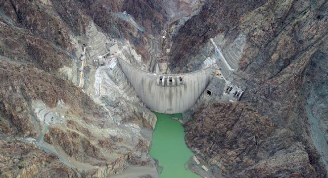 Yusufeli Barajı'nda su yüksekliği 60 metreye ulaştı - Resim : 8