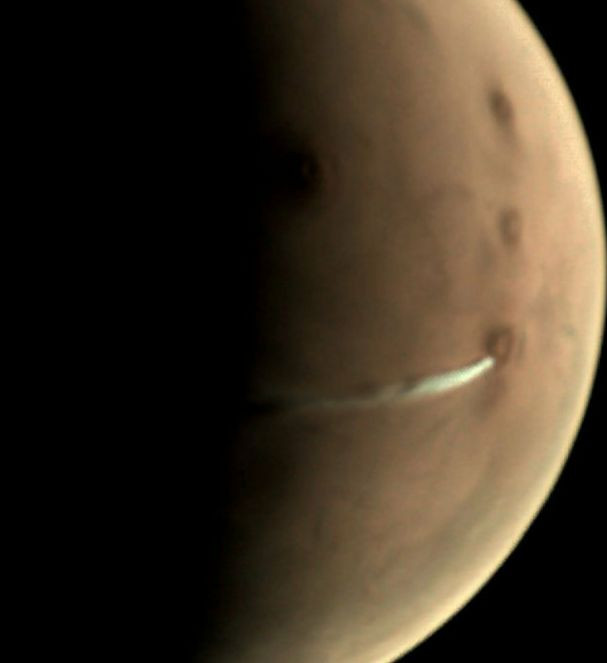 Mars'taki uzun bulutun sırrı çözüldü. Gelen bilgiyle NASA şok oldu. Tam 1700 kilometre - Resim : 1