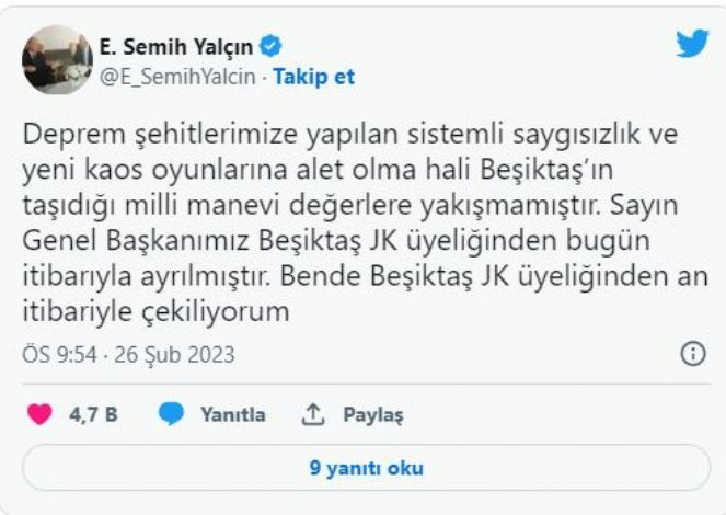 Şakkadanak Necmettin de Beşiktaş'tan istifa etti. Şaaakk bi on milyar dolar dahaaa - Resim : 3