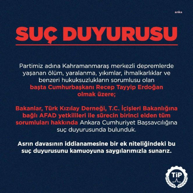 Bir siyasi parti daha Erdoğan hakkında suç duyurusunda bulundu - Resim : 1