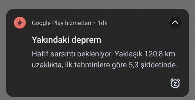 Google Deprem Uyarı Sitemi nedir? Google Deprem Uyarı Sistemi nasıl kullanılır? - Resim : 1