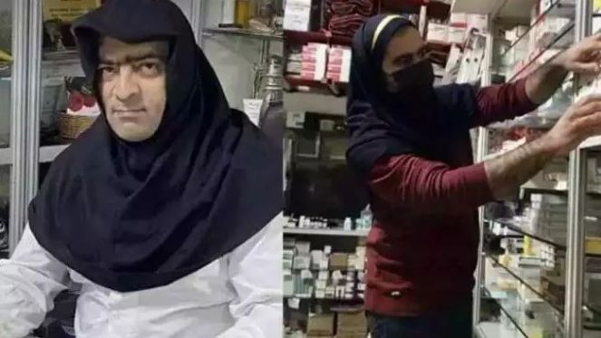 Erkek eczacılardan 'başörtüsü' protestosu. Başörtüsü takıp kadınlara destek oldular - Resim : 1
